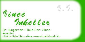 vince inkeller business card